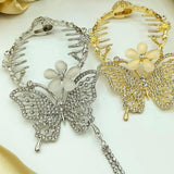 Butterfly Hair Claw, Luxury Orchid Hair Clip, Flower Ponytail Pearl Hairpin, Women Rhinestones Tassel Hair Clip, Ponytail Buckle Pearl Hairpin, Girl Barrette Hairclip, Women Hair Styling Accessories