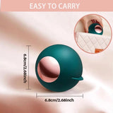 Ball Lint Remover, Hair Removal Ball, Washable Sticky Roller, Clothes Dust Pet Fur Clean Tool, Manual Fluff Remover Clothes Lint Catcher Ball, Reusable Gel Lint Roller, Washable Sticky Roller Ball, Mucilaginous Ball, Round Pet Hair Removal Ball