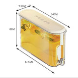 4000ml Large Capacity Water Tank, Iced Beverage Dispenser, Cold Beverages Juice Container, Party Cold Water Pitcher, Plastic Juice and Ice Water Pitcher Water Jug