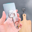 Set of 10 Rotatable Sticky Hanger, Transparent Wall Hooks, Strong Self Adhesive Anti-slip Hook, Punch Free No Trace Storage Hangers For Home Kitchen Bathroom, Multipurpose Wall Hanger, Load Bearing Sticky Hooks