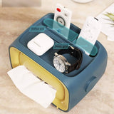 TV Shaped Tissue Holder, Living Room Tissue Box Holder, Tissue Box With Mobile Holder