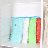 Set Of 5 Vacuum Storage Bags, Pillows Bedding Closet Home Organizer, Space Saver Vacuum Storage Bags, Vacuum Sealing Bag With Double Zip, Vacuum Sealer Bags for Comforters, Blankets, Bedding, Clothing