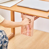 Hidden Drawer Organizer, Under Desk Drawer Storage Organizer, Under Desk Self Adhesive Hidden Drawer, Hanging Hidden Pen Box, Hidden Drawer Key Storage Box, Under Desk Student Office Stationery Box,