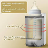 Portable Feeder Warmer, Rechargeable Bottle Warmer For Travel, Portable Milk Warmer With Super Fast Charging, Feeder Warmer