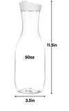 Transparent Water Bottle With Flip Lid, Airtight Juice Bottle, Round Clear Plastic Water Bottle