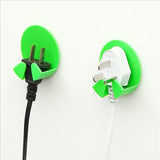 Set Of 2 Cuddle Hook, Self Adhesive Plug Holder, Multipurpose Wall Hook, Wall Plug Hook Bracket, Punch Power Cord Socket Hook, Household Practical Gum Hooks