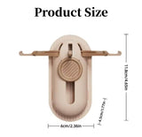 Wall Mounted 5 Claw Telescopic Hook, Multipurpose Durable Wall Hook, Drill Free Kitchen Utensils Hanger, Strong Adhesive Kitchen Utensil Hook, Space Saving Key Holder