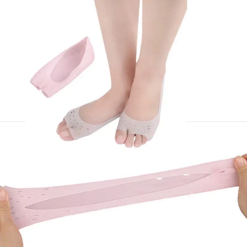 Pair Of Silicone Boat Heel Insole, Silicone Moisturizing Gel Sock, Anti Crack Protective Insole, Soft Open Toe Socks For Foot Care Protector, Shallow Boat Sock for Girls Ladies, Nonslip Gel Moisturizing Socks Foot Care