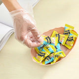 Set Of 100 Disposable Gloves, Transparent Hand Gloves, Food Grade Plastic Gloves, Plastic Dishwashing Gloves, Multipurpose Clear Disposable Gloves