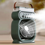 3 in 1 Evaporative Air Conditioner Cooler, Portable Air Conditioner With LED Night Lights, Evaporative Air Cooler Humidifier Fan