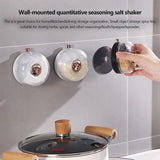 Magnetic Spice Jar, Suction Glass Condiment Bottle, Practical Seasoning Bottle Storage Bottle, Kitchen Salt Shaker Large Capacity Seasoning Box, Refrigerator Wall Hanging Vacuum Rotary Seal Tank, Multipurpose Wall Magnetic Jar