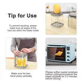 Manual Press Vegetable Cutter with Storage Box, Press Down Vegetable Cutter with Container, Multi Purpose Vegetable Slicer And Dicer, All in One Fruit And Vegetable Cutter