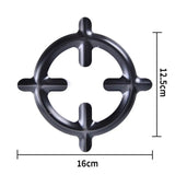 Black Mocha Pot Shelf, Universal Gas Stove Ring, Iron Gas Stove Cooker Plate, Portable Extended Stand, Iron Burner Holder Stable, Kitchen Stove Reducer Ring Holder