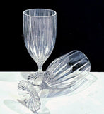 Delisoga Elegant Ripple Goblet Wine Glass Set – 6 Pcs (340ml)