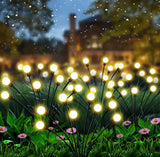 Led Solar Firefly Lights, Outdoor Garden Lawn Lights, Waterproof Swaying Light, Party Decorations Solar Lamp