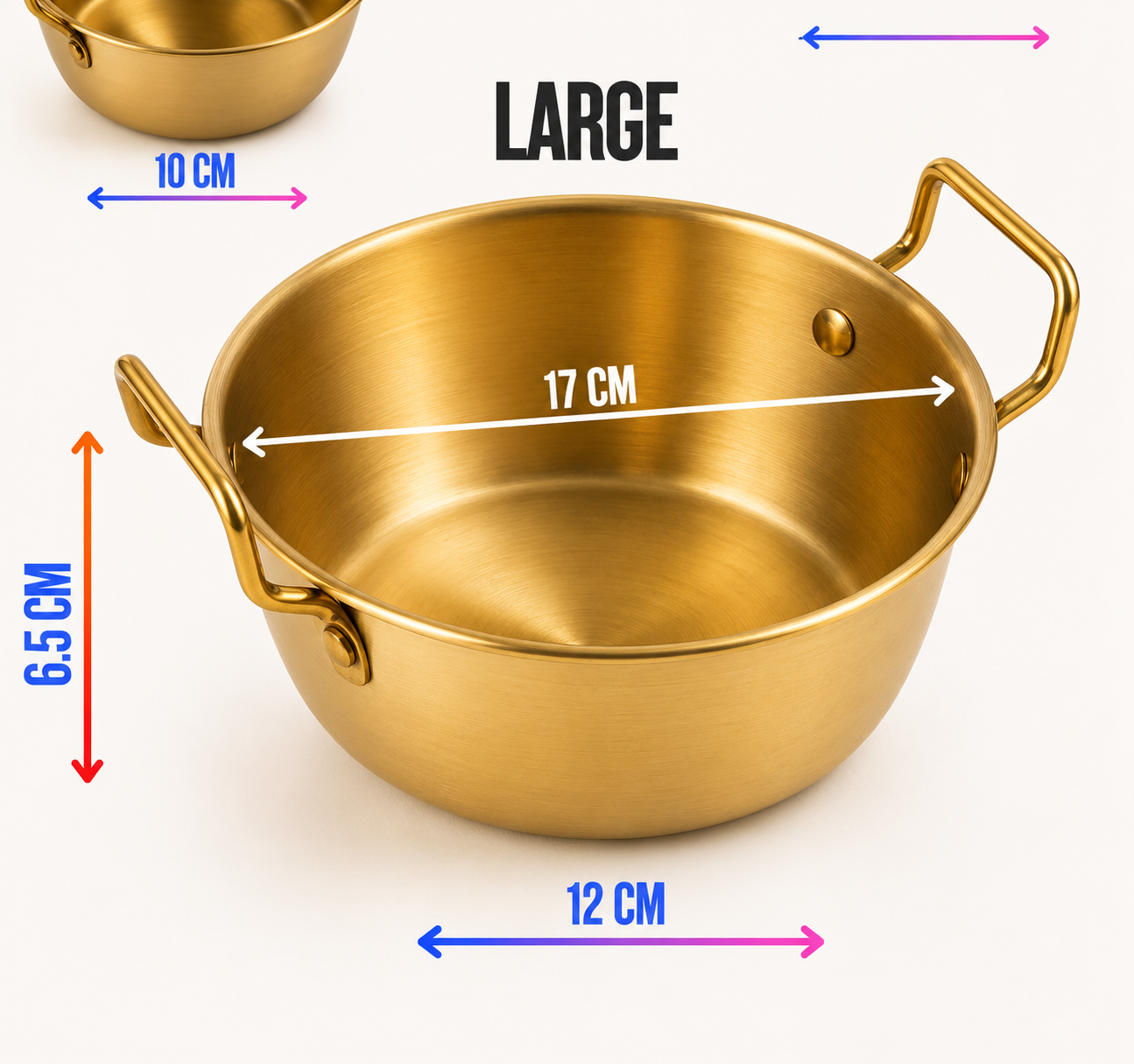 Multi Purpose Cooking Serving Pan, Stainless Steel Serving Pan, 
Elegant Gold Kitchen Serving Dish