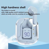 Transparent Wireless Earbuds, Air 31 TWS Earphone, Digital Wireless Bluetooth Earphones, Stereo Ring Headset With Built-in Charging Compartment, Waterproof In Ear Touch Control Earplug, In Ear Headsets with Built-in Mic