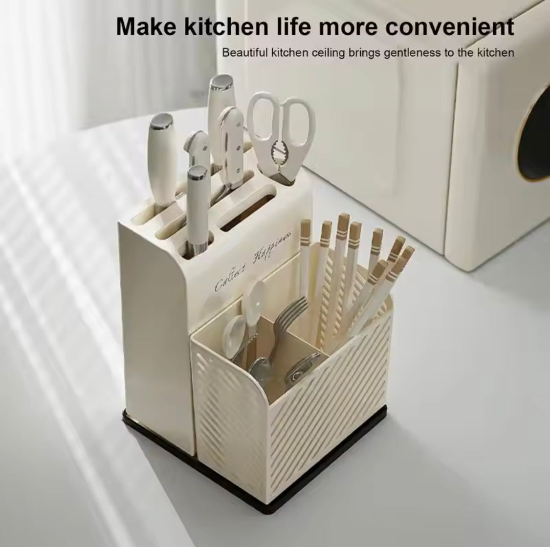 Kitchen Countertop Cutlery Holder, Chopsticks Kitchen Holder, Detachable Cutlery Holder