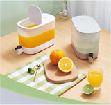 4L Large Capacity Fridge Water Dispenser, Household Refrigerator Beverage Dispenser, Fruit Drink Dispenser, Teapot Cool Bucket Kitchen Drinker Kettle