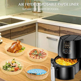 Disposable Air Fryer Paper Liners (50pcs) – Non-stick, greaseproof, and heat-resistant liners designed