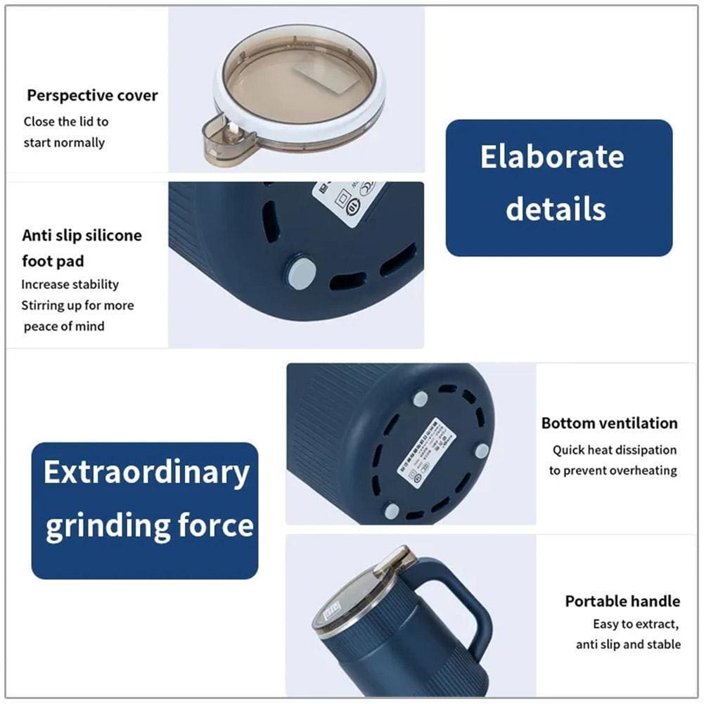 Dry Chilli Grinder, Household Powder Grinding Machine, Electric Grain Crushing Mill, Multifunctional Ultra Fine Grinder, Kitchen Cereal Nuts Beans Spices Flour Powder Polishing Device, Portable Grain Dry Mill Food Bean Grinder