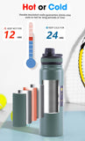 Vacuum Insulated Stainless Steel Water Bottle – Hot & Cold Leak Proof Flask 800ML