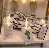 10 Pcs Led Photo Clip String Lights, Outdoor Heart-Shaped Fairy Lights, Curtain String Light Heart Shaped LED String Lights