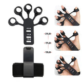 Finger Gripper, 6 Resistant Finger Exerciser, Patients Hand Recovery Physical Tools, Guitar Finger Strengthener, Silicone Gripster Grip, Finger Stretcher Hand Grip, Finger Sleeve for Guitar, Hand Therapy and Training Device