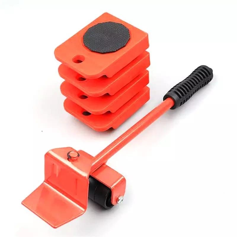 Set Of 5 Heavy Duty Furniture Lifter Transport Tool Set, Heavy Furniture Moving Tool Set, Flexible Mover Sliders Kit, Moving Roller Kit