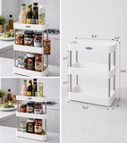 Triangle Shape Bathroom Corner, Large-Capacity Organizer Shelves, 3 Layer Storage Rack