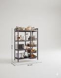 Multilayer Storage Rolling Cart, Moveable Kitchen Storage Rack With Baskets, Multifunctional Kitchen Organizer