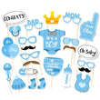 25 Pcs Baby Shower Props, It's A Girl/ Boy Decorations Party Baby Shower Photo Booth, Mommy to Be Sash Baby Shower Party