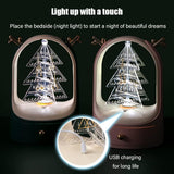 Christmas Tree Drawer Jewellery Organizer,  3 Layer Rotating Jewelry Tower, Tree Antler Shape Ring Earring Necklace Display Container, Multilayer Transparent Rotary Jewelry Box, Moon Light Exquisite Jewellery Necklace Rack
