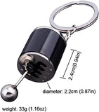Car Gear Box Keychain, Manual Transmission Lever Metal Keychain, Car Refitting Metal Pendant Keychain, Gear Knob Modification Keychain, Gear Shift Shifter Keychain