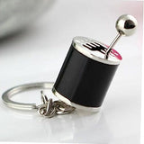 Car Gear Box Keychain, Manual Transmission Lever Metal Keychain, Car Refitting Metal Pendant Keychain, Gear Knob Modification Keychain, Gear Shift Shifter Keychain