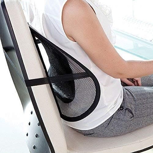 Universal Chair Lumbar, Back Support Spine Posture Correction Back Pillow, Car Seat Office Chair Massage Back Lumbar, Ventilate Mesh Car Seat Chair Back Cushion