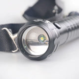 Strong Police Flashlight, Portable Photography Flashlight, Hard Light Zoom Photo Lantern, Metal Reflector Flashlight, Lantern Outdoor Patrol Flashlight, Powerful Handheld Flashlight for Camping