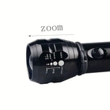 Strong Police Flashlight, Portable Photography Flashlight, Hard Light Zoom Photo Lantern, Metal Reflector Flashlight, Lantern Outdoor Patrol Flashlight, Powerful Handheld Flashlight for Camping