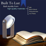 4 In 1 Foldable Table Lamp, Touch Dimmable LED Portable Lantern Light, Rechargeable Camping Lantern Night Light, Wooden Handle Telescopic Lantern Light, Touch Control Dimmable 3 Level Night Light