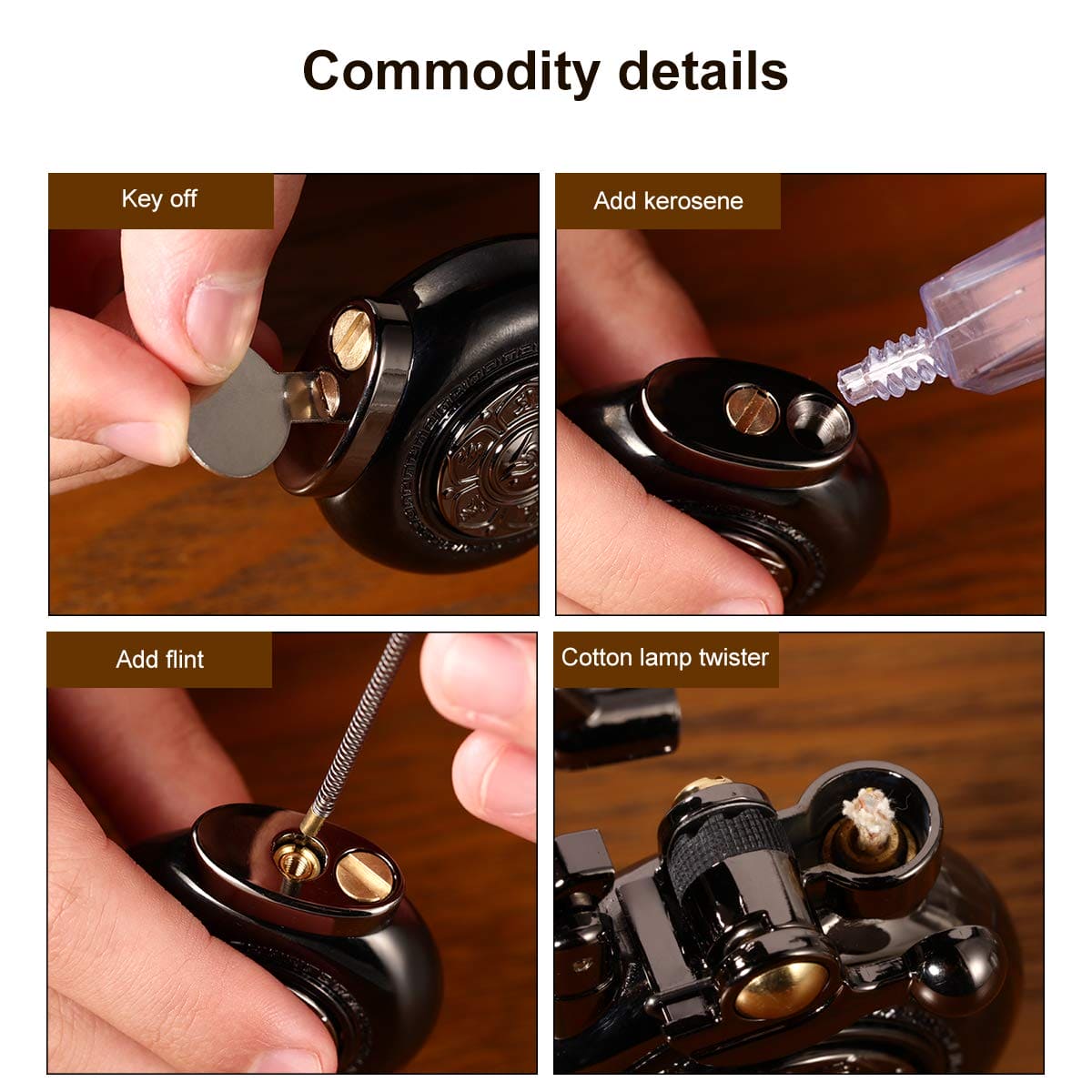 Timeline Vintage Lighter, Pressure Relief Lighter, Aigrette Classic Trench Lighter, Wheel Ignition Kerosene Lighter, Creative Rolling Tray Outdoor Windproof Lighter, Antique Soft Flame Lighter, Reusable Windproof Trench Lighter, Lift Arm Flame Lighters