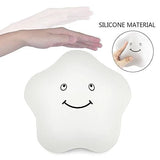 Smiling Baby Night Light, Colorful Slap Light, Silicon Star LED Lamp, Multicolor Silicon Touch Sensor Tap Light, Baby Kids Bedside Night Light, Rechargeable Soft Silicone Star LED Lamp Light