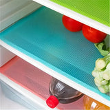 Silicone Fridge Liner, Multifunctional Refrigerator Mat, Anti Frost Waterproof Pad, Non Adhesive Kitchen Drawer and Cabinet Liner EVA Fridge Mats for Shelf, Washable Liners for Home Kitchen