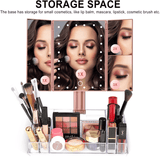 LED Zooming Mirror, 22 LED Light Makeup Mirror, Magnifying Cosmetic Mirror, 180 Rotation Adjustable Touch Dimmer Table Makeup Mirrors, Tri Fold Makeup Mirror, Smart Complementary Makeup Mirror, Vanity Dimmer Beauty Table Mirror