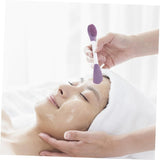 Double Head Silicon Facial Brush, Silicon Facial Massage Cleaning Brush, DIY Mud Film Scraper Facial Care Tool, Face Mask Clay Mask Applicator, Exfoliating Skin Care Home Makeup Tools