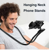 Lazy Neck Mobile Holder, Flexible Mobile Phone Holder, 360 Degree Adjustable Hanging Bendable Lazy Holder, Multifunction Universal Long Arm Bracket, Universal Cell Phone Hanging Stand, Adjustable 360 Degree Phones Holder Stand