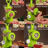 Multifunctional Meat Grinder, Household Multipurpose Grinder, Portable Small Stuffing Machine, Meat Vegetable Mincer Machine, Sausage Meat Grinder Blenders Mixers, Meat Vegetable Spice Hand-cranked Meat Mincer