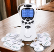Digital Therapy Handheld Massager, Electric Tens Unit Device, Electric Meridian Body Massager, Ems Acupuncture Face Body Massager, 4 Mode Electric Muscle Stimulator, Dual Output Body Massager, Anti Cellulite Electric Body Massager