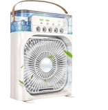 Portable Air Cooler Desk Fan with Water Spray – USB Mini Air Conditioner