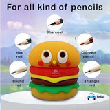 Burger Fries Pencil Sharpener, Cute Hand Mechanical Pencil Cutter, Mini Funny Expression Pencil Sharpener, Fancy Portable Pencil Sharpener