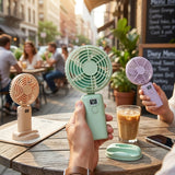 Digital Hand Fan FY-090 Portable Silent Mini Fan